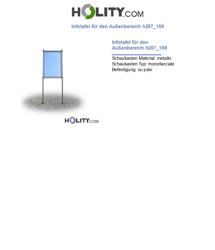 Infotafel für den Außenbereich h287_169