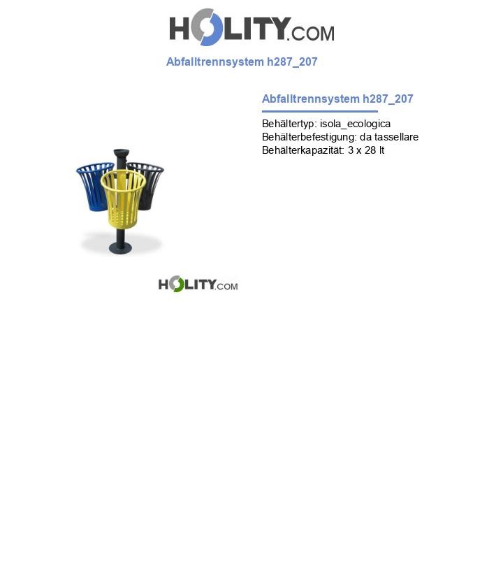 Abfalltrennsystem h287_207