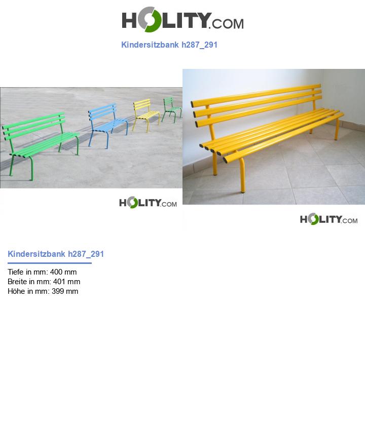 Kindersitzbank h287_291