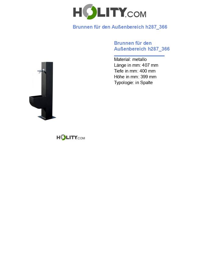 Brunnen für den Außenbereich h287_366