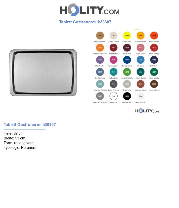 Tablett Gastronorm  h30307