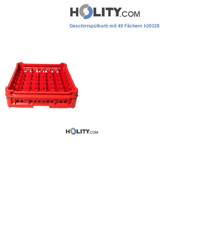 Geschirrspülkorb mit 49 Fächern h30328