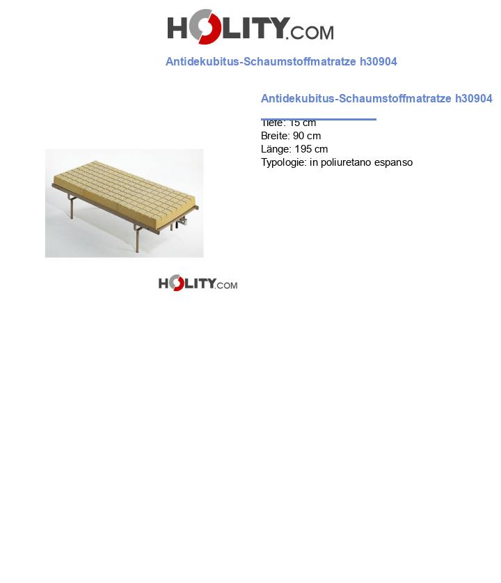 Antidekubitus-Schaumstoffmatratze h30904