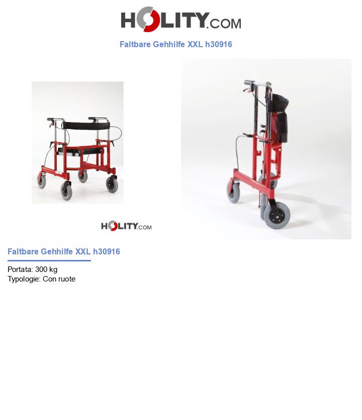 Faltbare Gehhilfe XXL h30916
