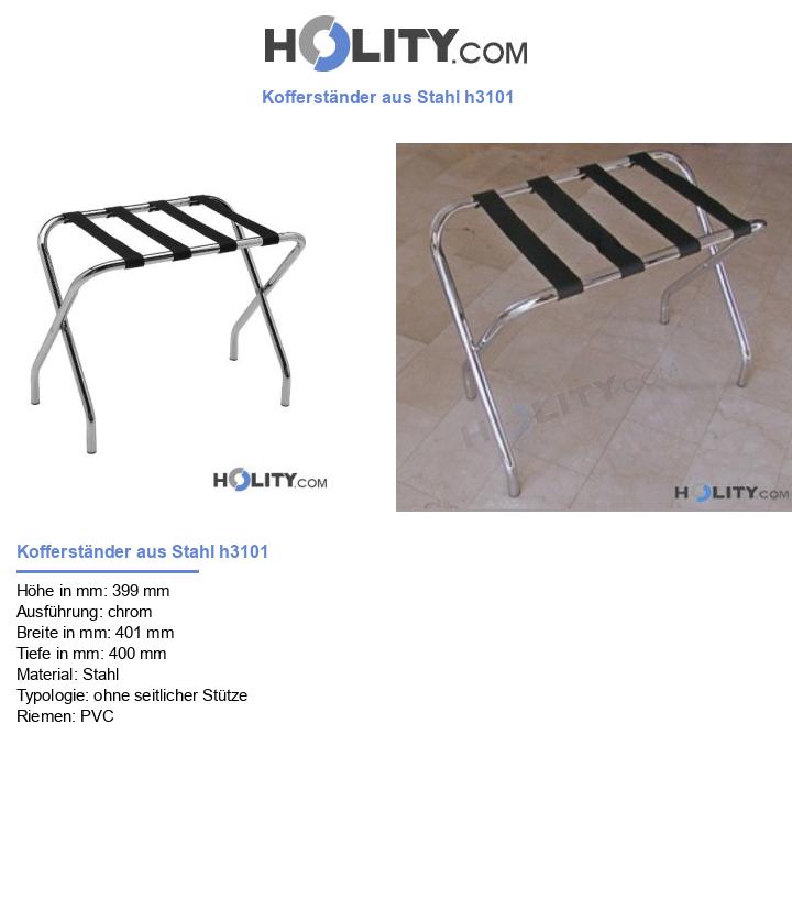 Kofferständer aus Stahl h3101