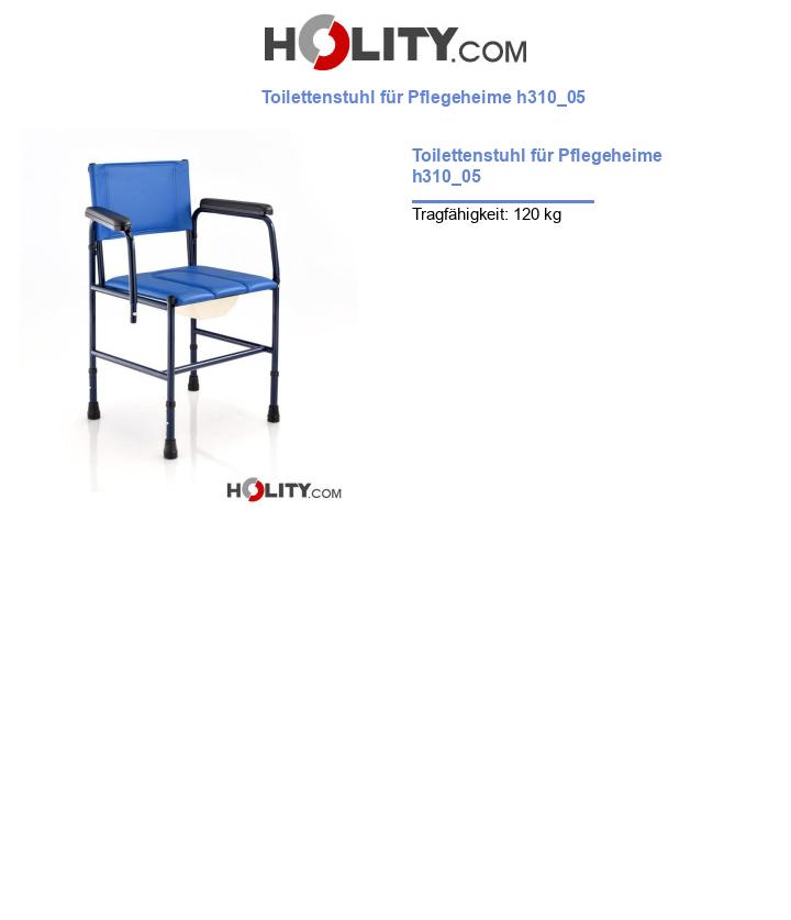 Toilettenstuhl für Pflegeheime h310_05