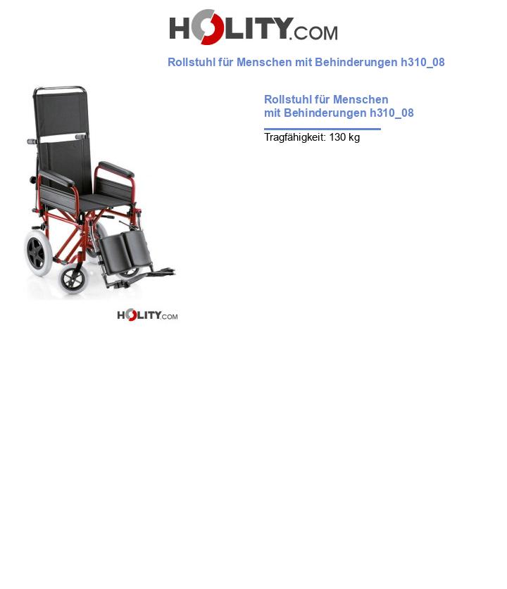 Rollstuhl für Menschen mit Behinderungen h310_08