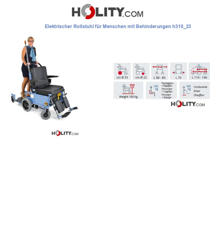 Elektrischer Rollstuhl für Menschen mit Behinderungen h310_23
