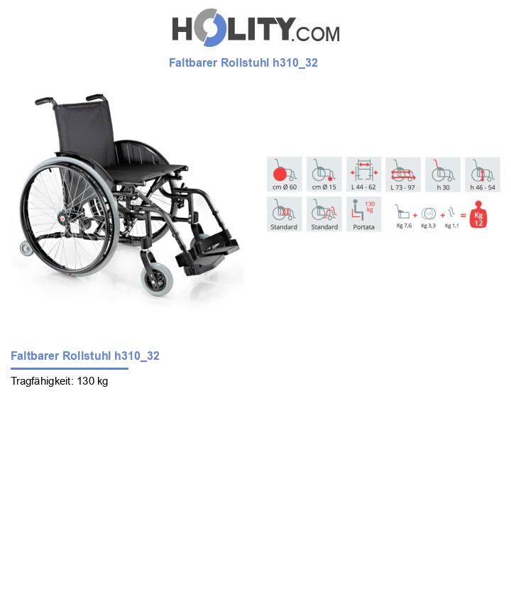 Faltbarer Rollstuhl h310_32