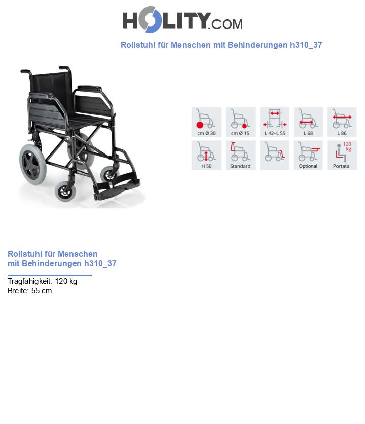 Rollstuhl für Menschen mit Behinderungen h310_37
