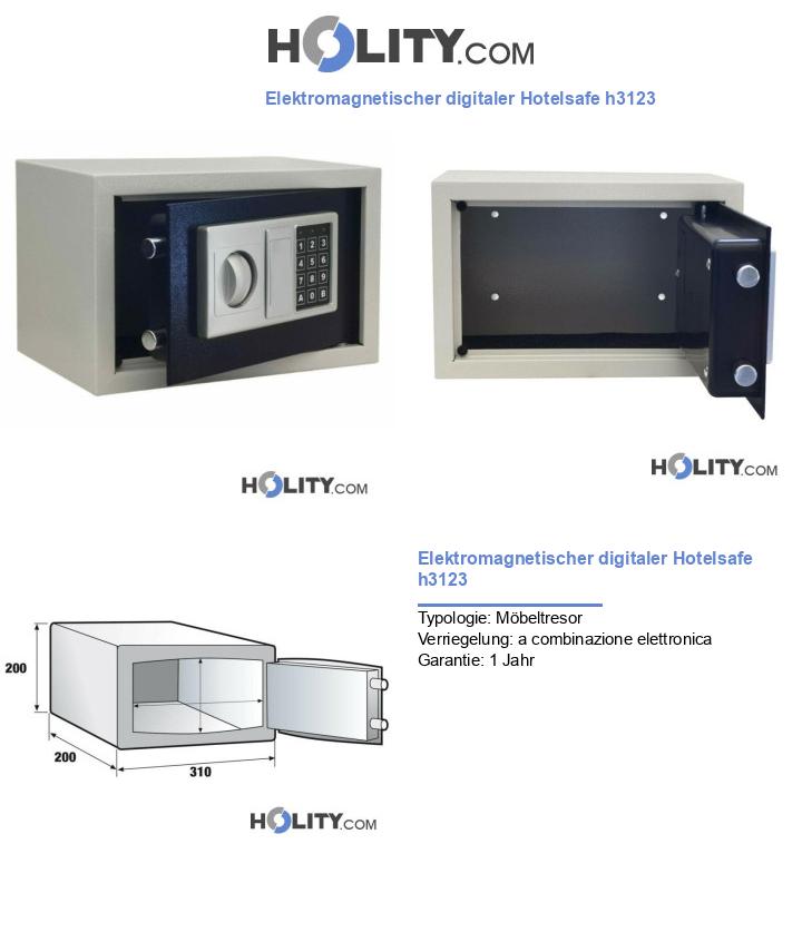 Elektromagnetischer digitaler Hotelsafe h3123