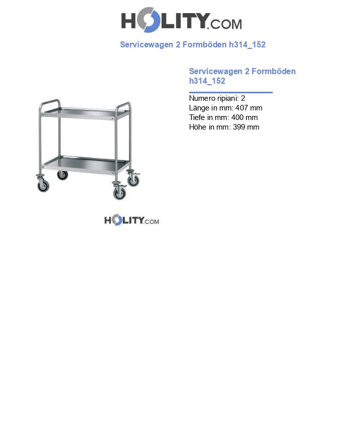 Servicewagen 2 Formböden h314_152