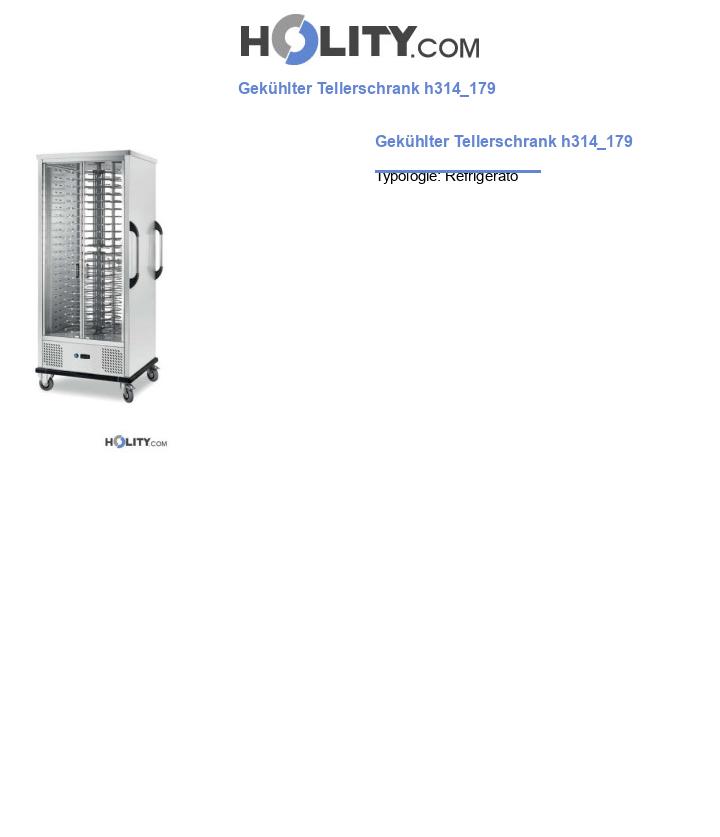 Gekühlter Tellerschrank h314_179