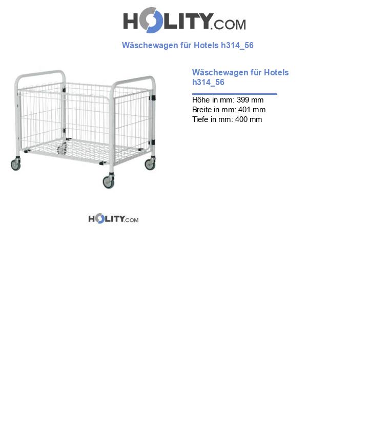 Wäschewagen für Hotels h314_56