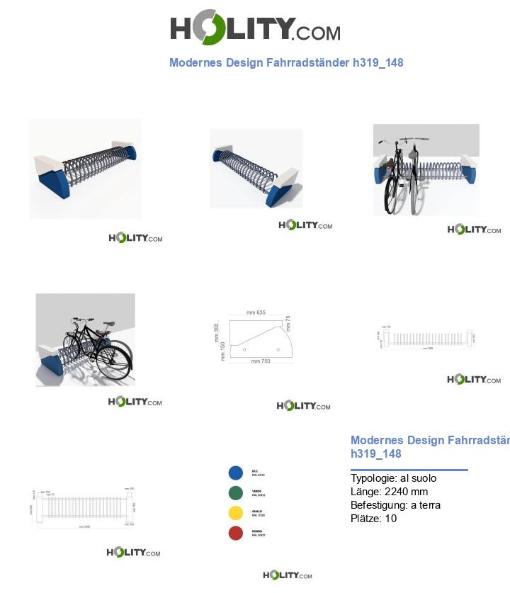 Modernes Design Fahrradständer h319_148