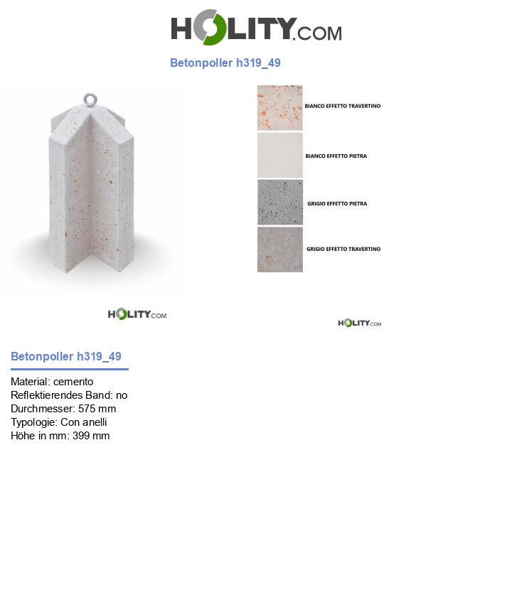 Betonpoller h319_49