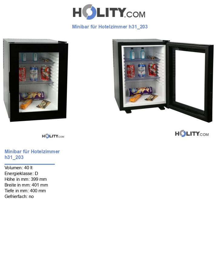 Minibar für Hotelzimmer h31_203