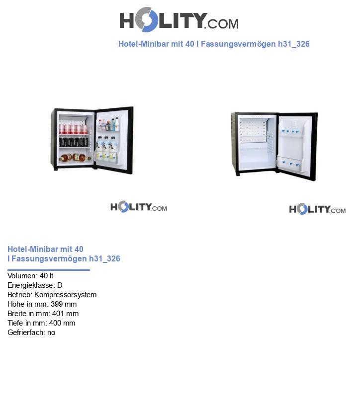 Hotel-Minibar mit 40 l Fassungsvermögen h31_326