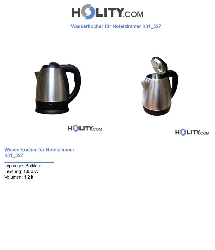 Wasserkocher für Hotelzimmer h31_327
