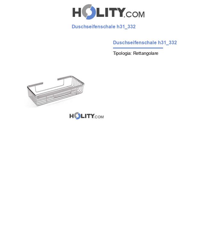Duschseifenschale h31_332