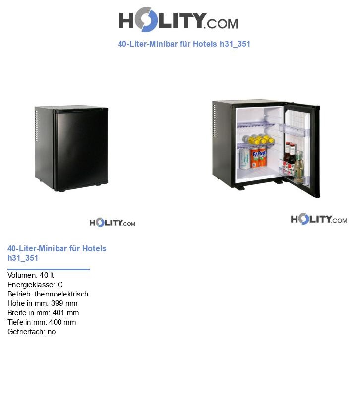 40-Liter-Minibar für Hotels h31_351
