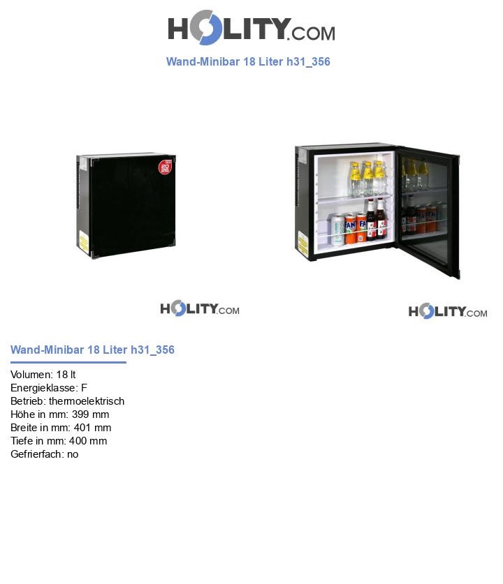 Wand-Minibar 18 Liter h31_356