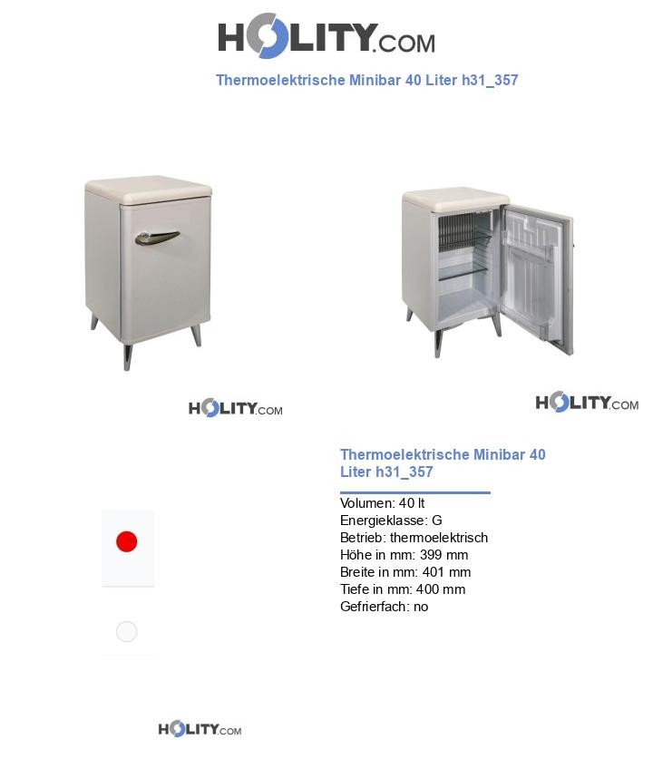 Thermoelektrische Minibar 40 Liter h31_357