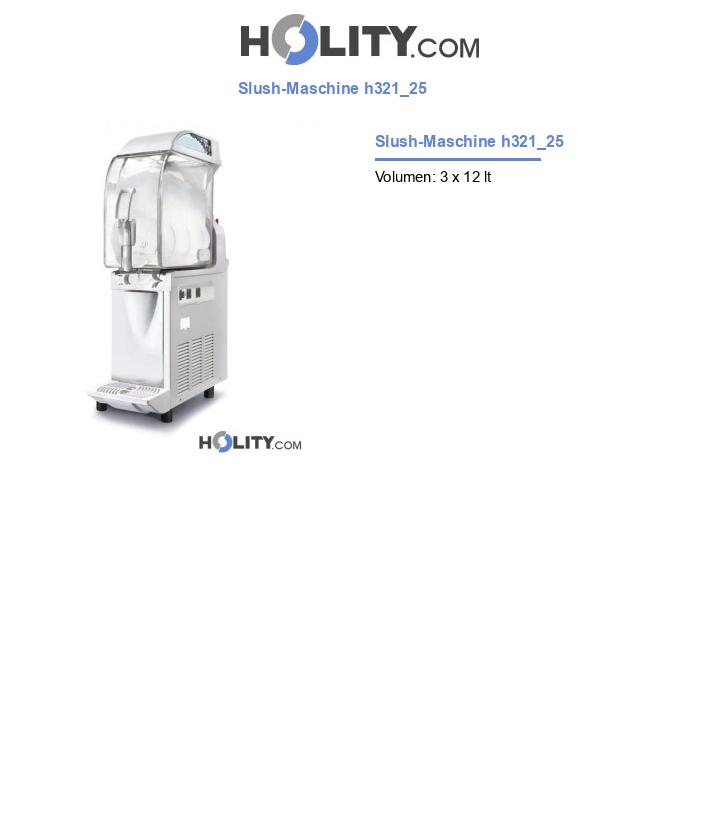 Slush-Maschine h321_25