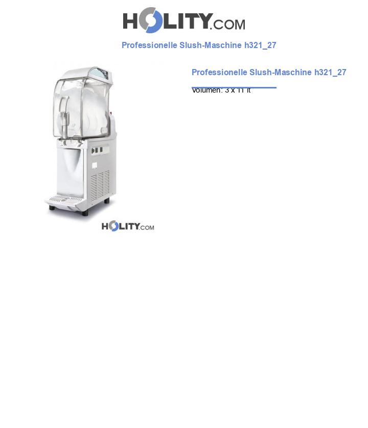 Professionelle Slush-Maschine h321_27