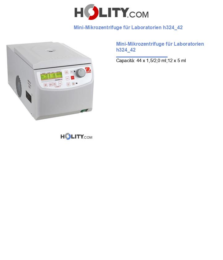 Mini-Mikrozentrifuge für Laboratorien h324_42