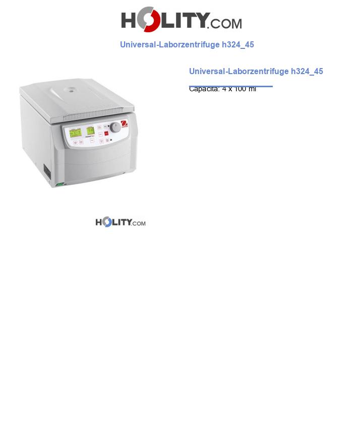 Universal-Laborzentrifuge h324_45