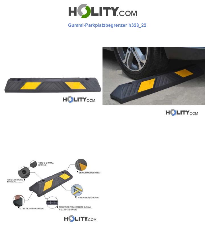 Gummi-Parkplatzbegrenzer h328_22