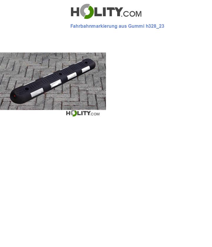 Fahrbahnmarkierung aus Gummi h328_23