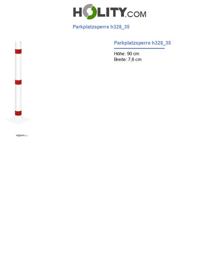 Parkplatzsperre h328_35