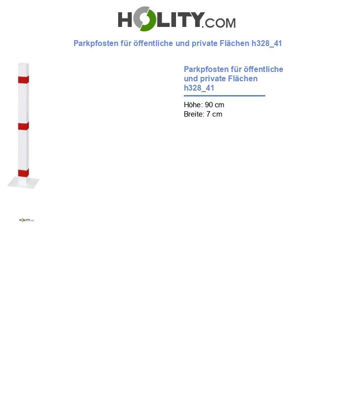 Parkpfosten für öffentliche und private Flächen h328_41
