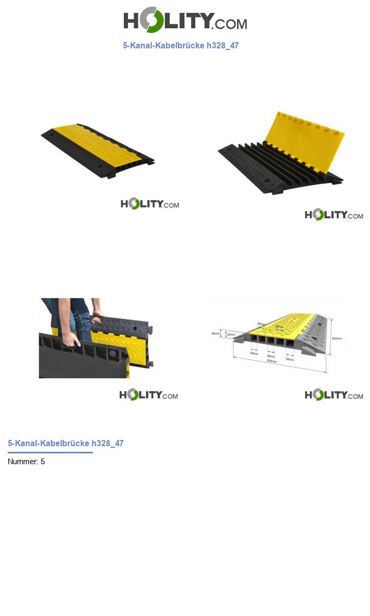 5-Kanal-Kabelbrücke h328_47