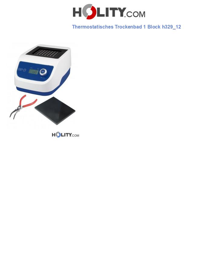 Thermostatisches Trockenbad 1 Block h329_12