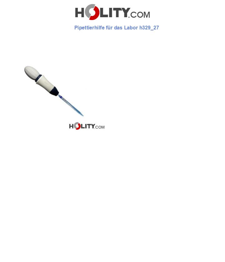 Pipettierhilfe für das Labor h329_27
