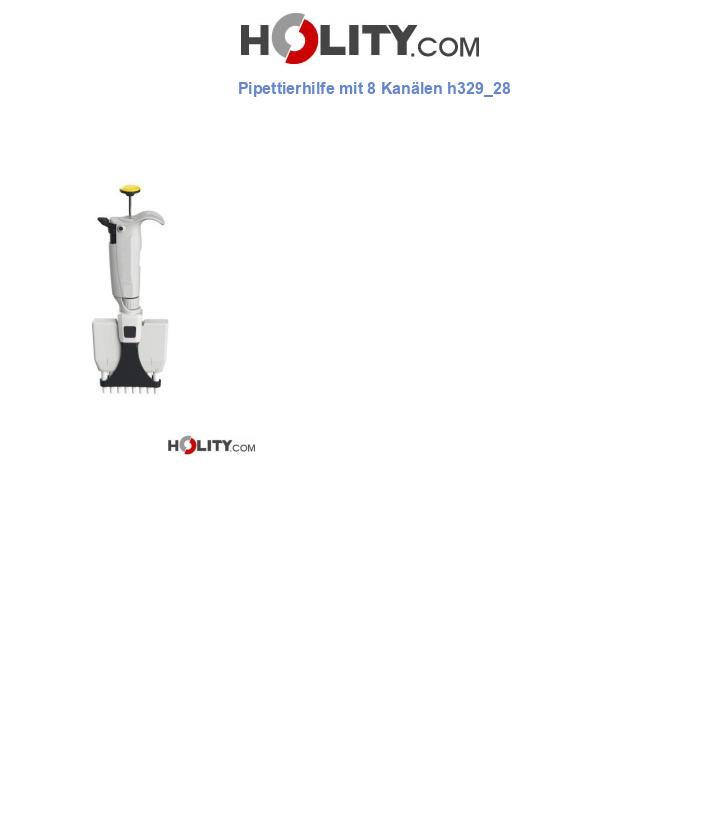 Pipettierhilfe mit 8 Kanälen h329_28