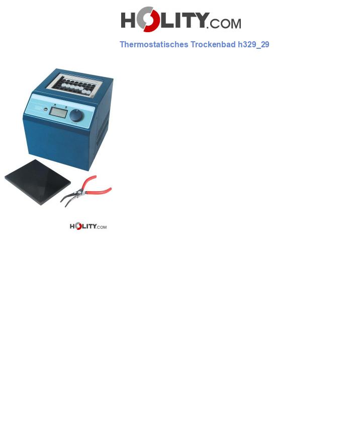 Thermostatisches Trockenbad h329_29