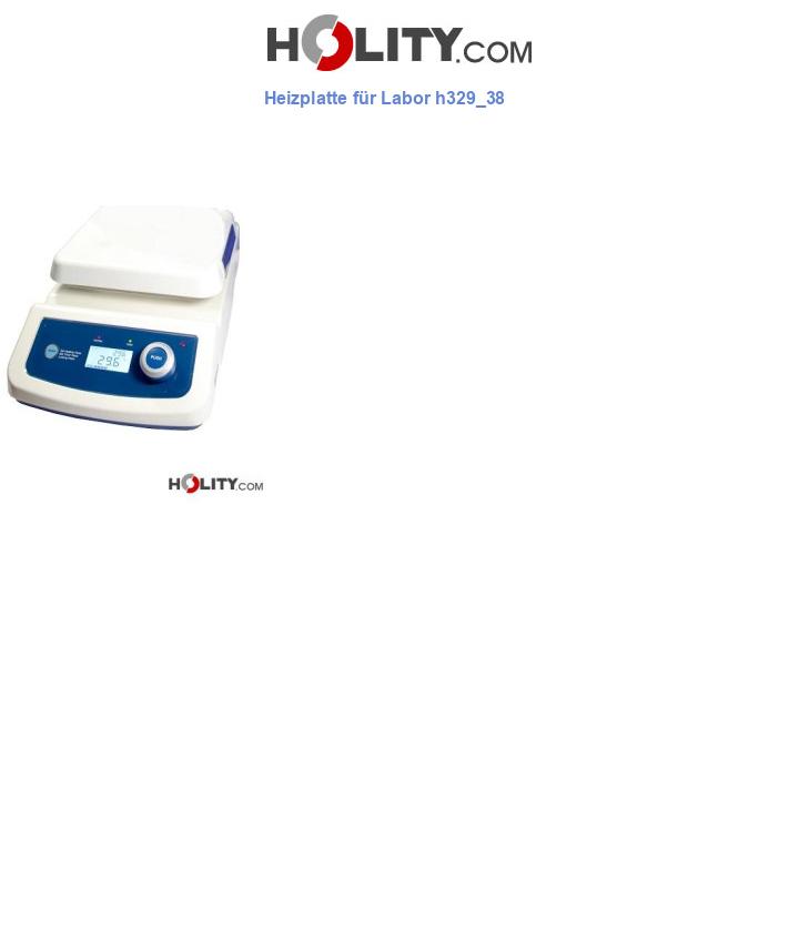 Heizplatte für Labor h329_38