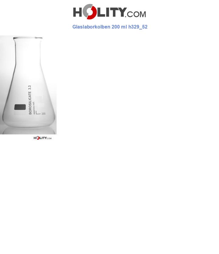 Glaslaborkolben 200 ml h329_52
