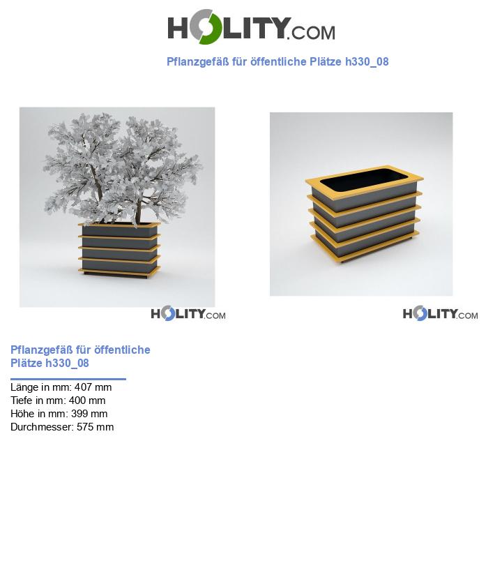 Pflanzgefäß für öffentliche Plätze h330_08