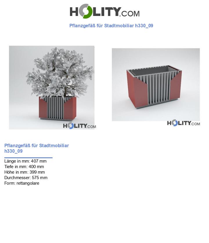 Pflanzgefäß für Stadtmobiliar h330_09