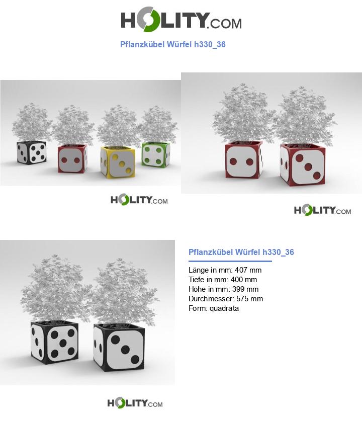Pflanzkübel Würfel h330_36