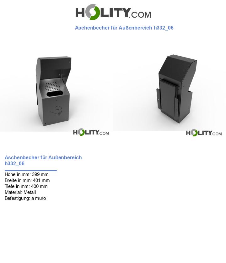 Aschenbecher für Außenbereich h332_06