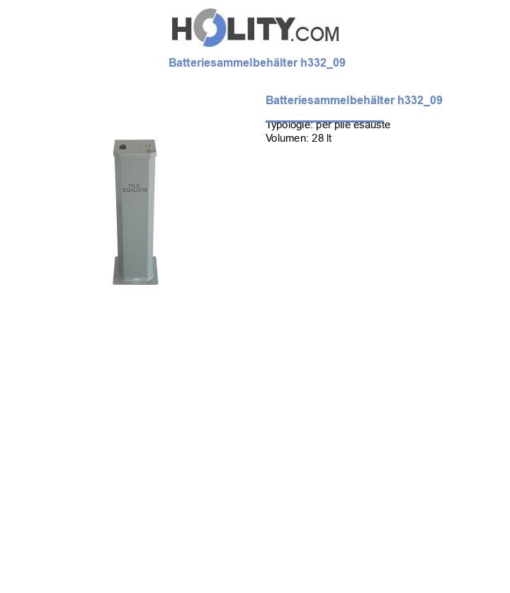 Batteriesammelbehälter h332_09