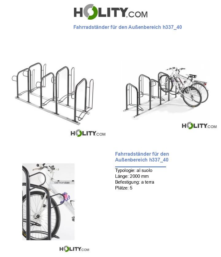 Fahrradständer für den Außenbereich h337_40
