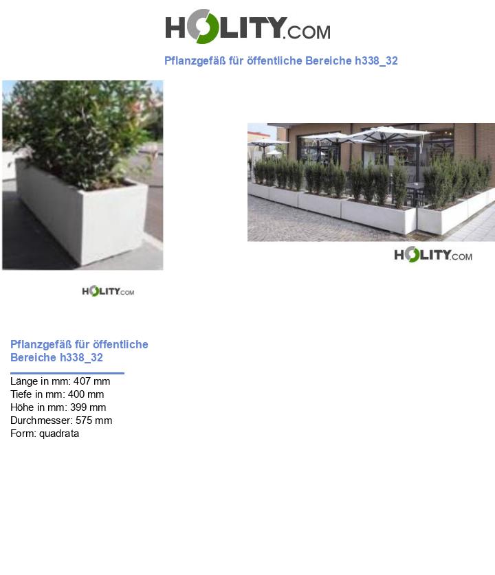 Pflanzgefäß für öffentliche Bereiche h338_32