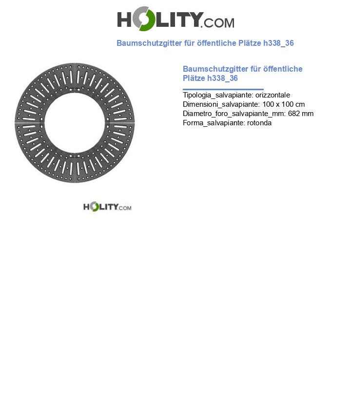 Baumschutzgitter für öffentliche Plätze h338_36